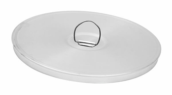 8in Diameter Sieve Cover with Ring, Stainless Steel