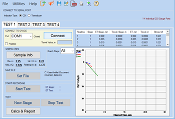 Consolidation Data Acquisition Software