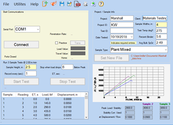 Marshall Data Acquisition Software